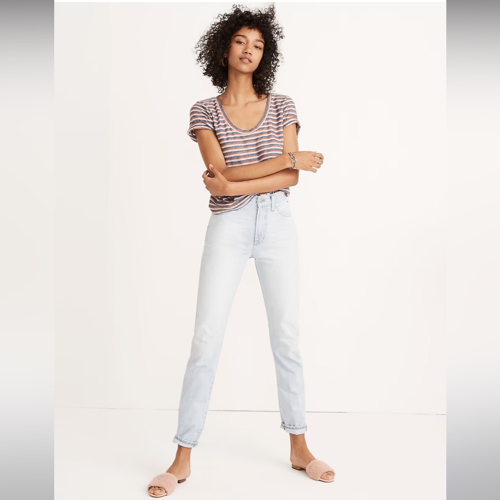 Madewell The Tall Perfect Summer Jean in Fitzgerald Wash Size 30 NWT $128 H5909